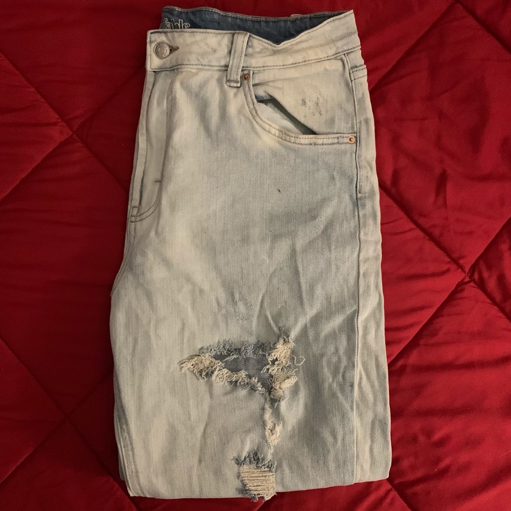 high rise mom jeans